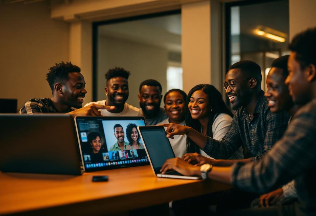AI Village members building together during a live class